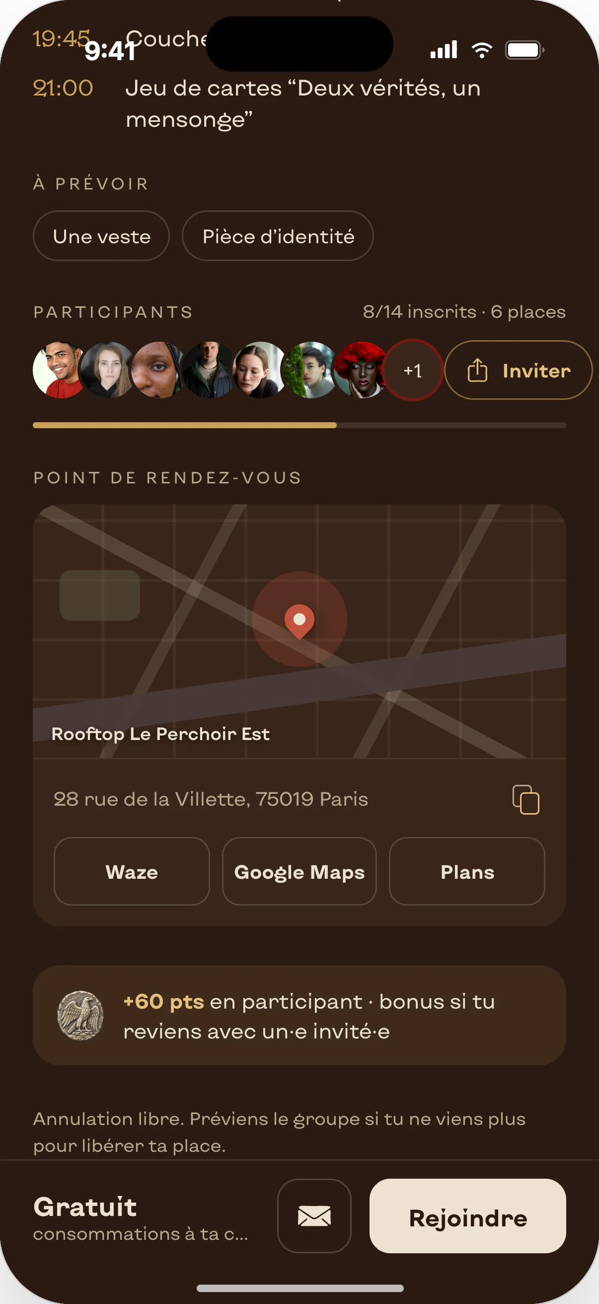 Activité, programme