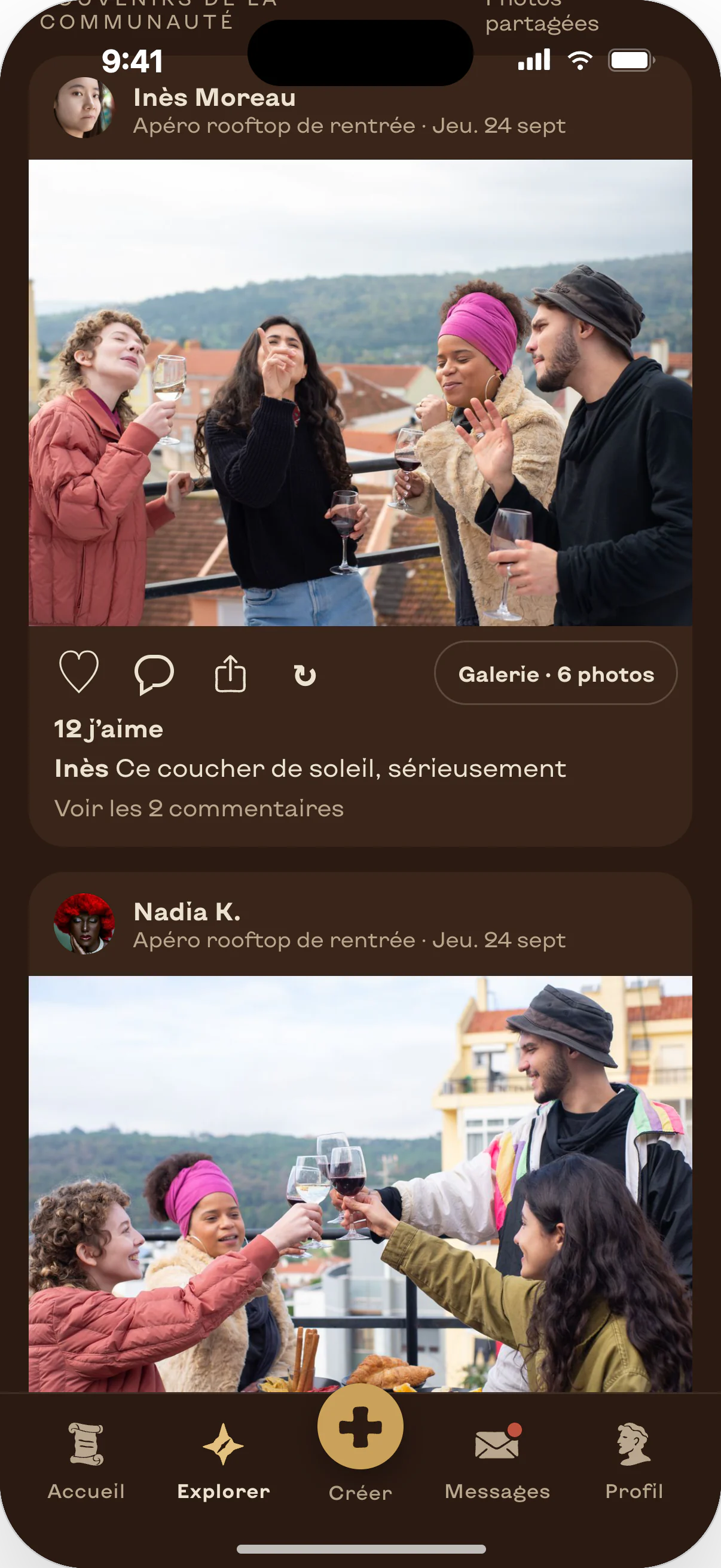 Explorer, souvenirs