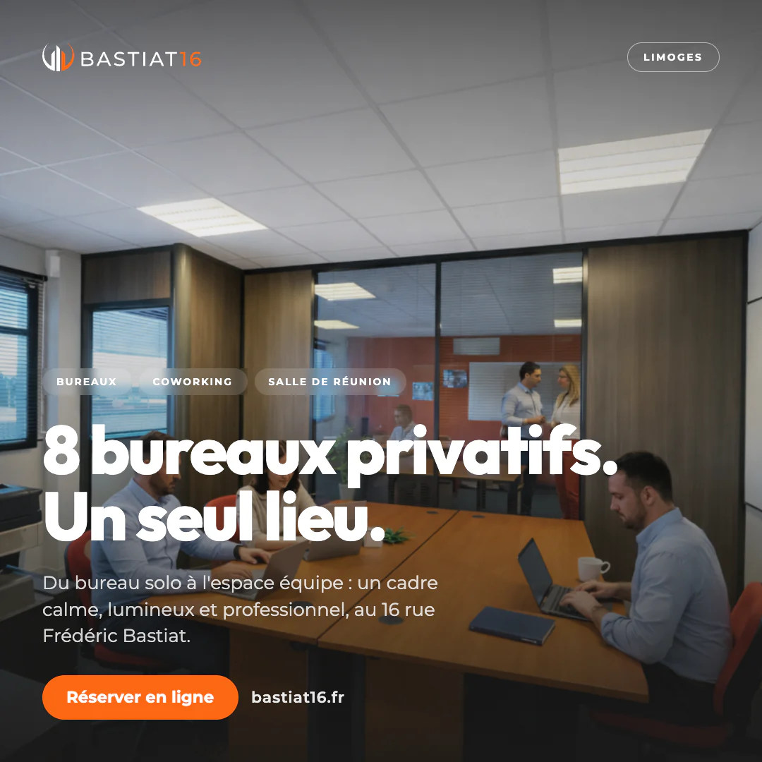 Publication Facebook : présentation des espaces Bastiat16