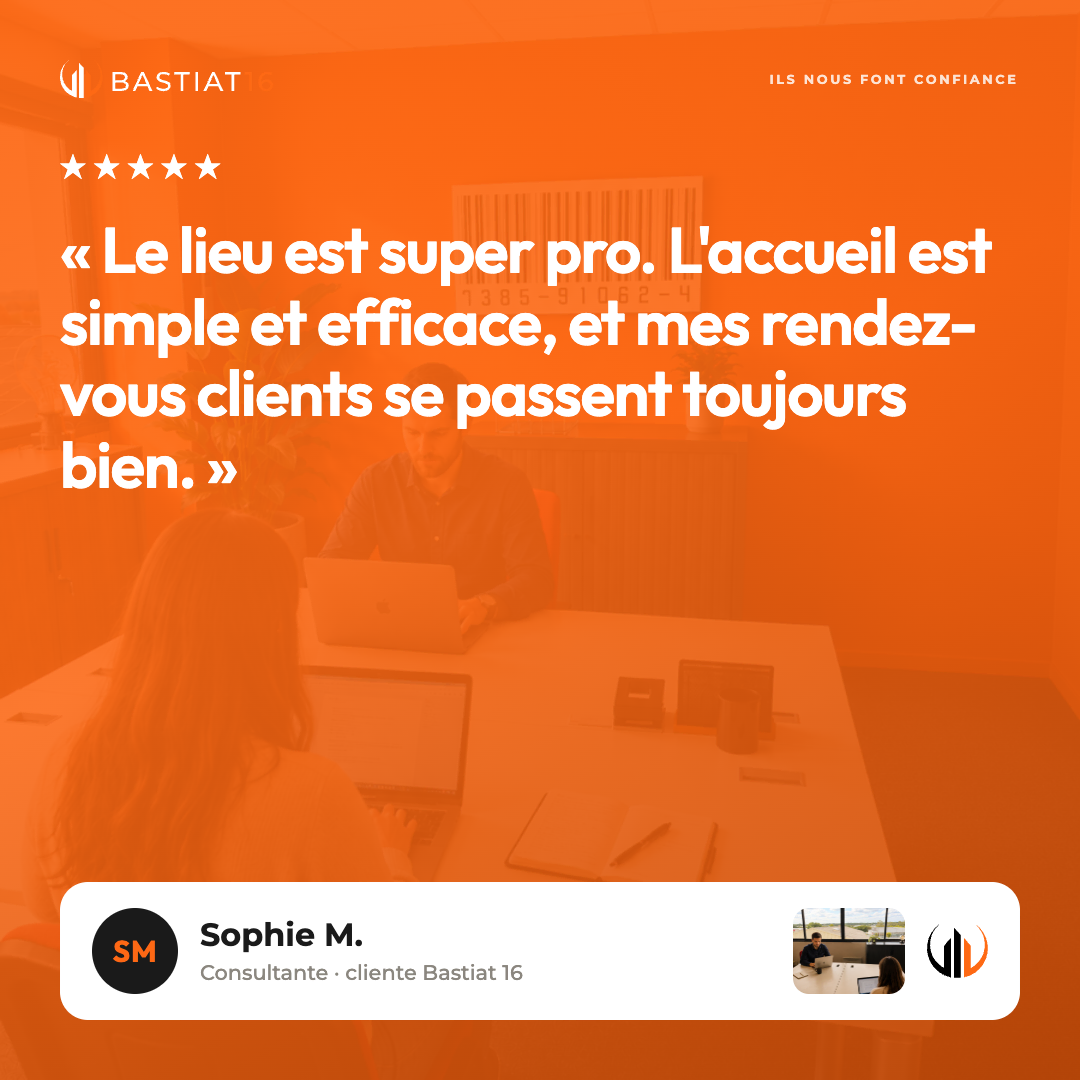 Publication Facebook : témoignage client Bastiat16
