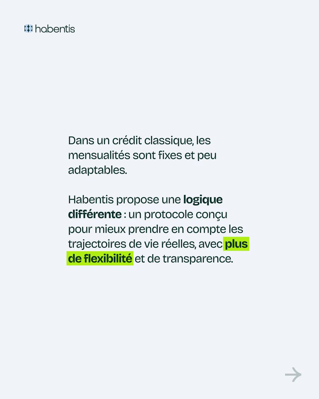 Post Habentis, gabarit de contenu texte moyen