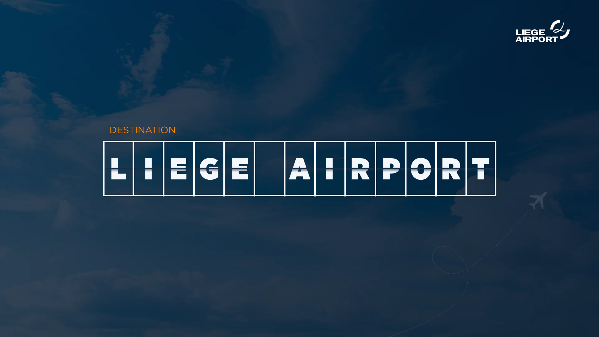 Slide de couverture Liège Airport, version nuit