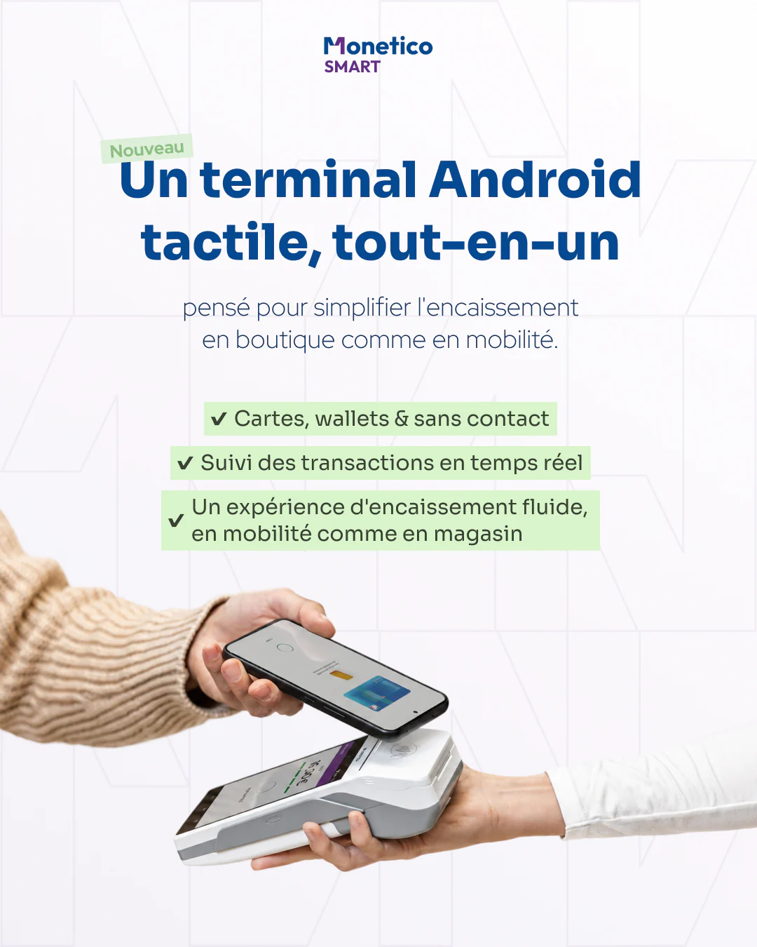 Post terminal Monetico SMART