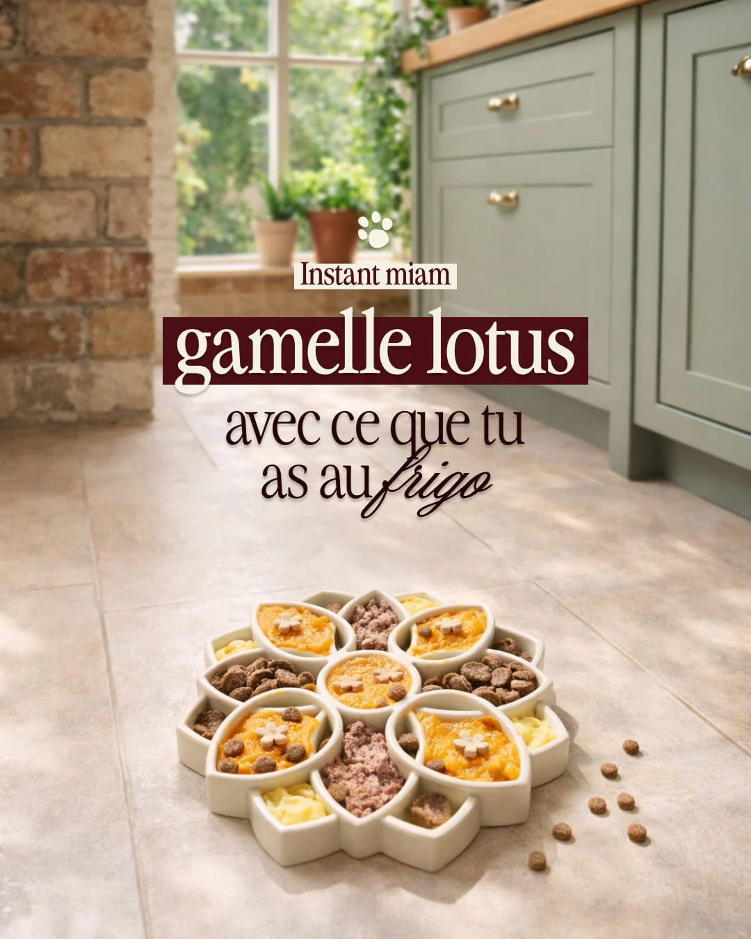 Post Instagram The Vesper Garden : instant miam, gamelle lotus avec ce que tu as au frigo