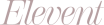 Elevent studio logo